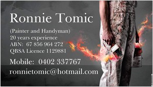 Ronnie Frank Tomic Pic 2 - My business card