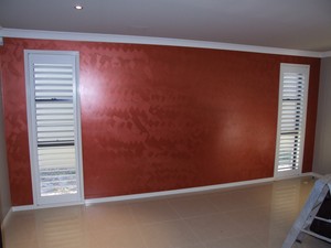 Conservative Colours Pic 5 - red planet pearl feature wall