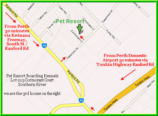 Pet Resort Pic 1 - Close to Perth and the airport