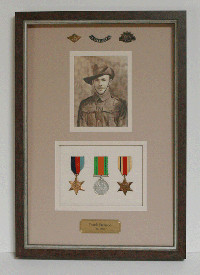 Jordanna Rosenbrock - custom picture framer Pic 1 - Example of military medals framing