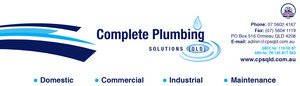 Complete Plumbing Solutions (QLD) Pic 2