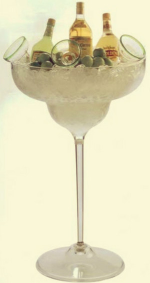 Alicia's Decor Styling Hire Pic 3 - Jumbo Margarita GlassCoolerPunch Bowl