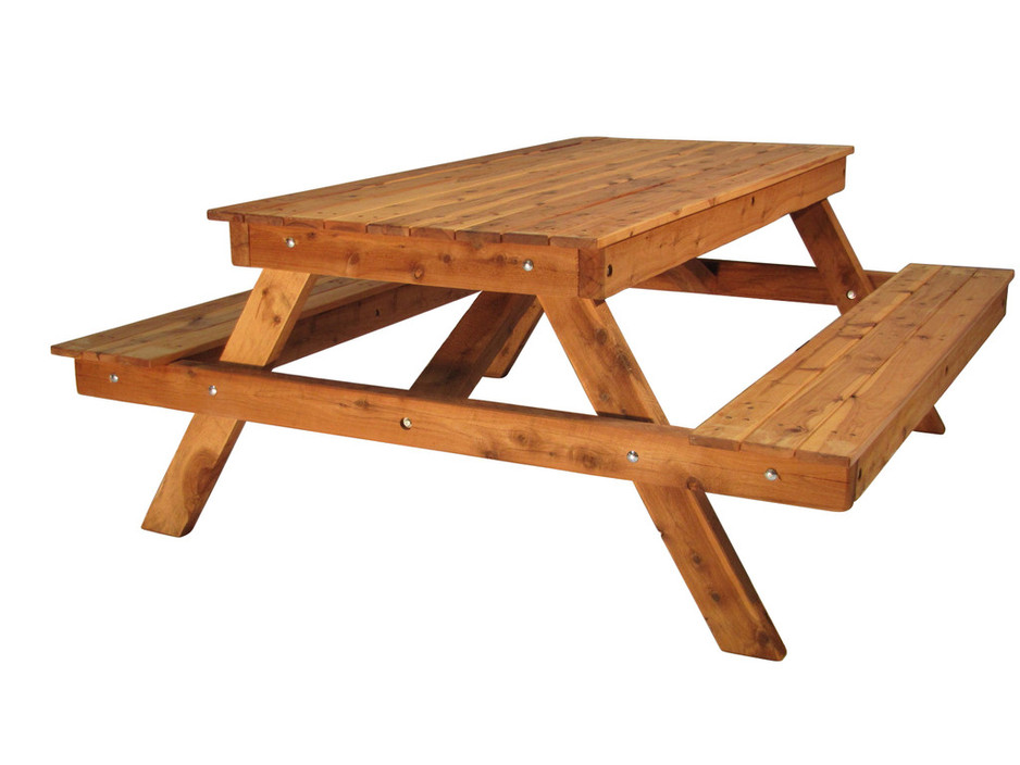 Millwood Outdoor Furniture Pic 1 - MILL1800AF 6 Seater Picnic Table 1800mm x 1800mm Seats 6