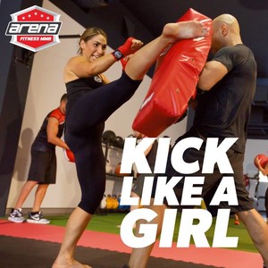 Arena Fitness MMA Pic 2 - Arena Fitness mma Kick like a girl