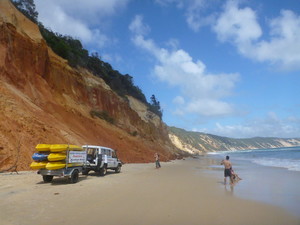 Epic Ocean Adventures Pic 4 - coloured sands Rainbow Beach