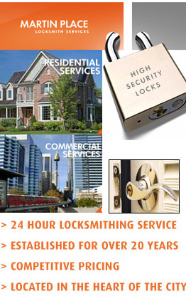 Martin Place Locksmiths Pic 1 - Locksmith Sydney