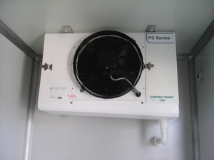 Affordable Coolrooms Pic 3 - Australian made Buffalo Trident Evaporator with Danfoss Stainles Steel TX Valve