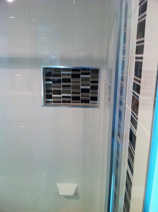 Bundaberg Bathrooms Pic 1 - tiled recess in wall