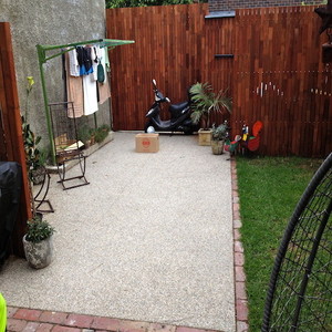 Vertercon Concreting Pic 3 - Exposed Aggregate Outdoor Area