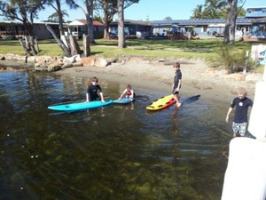 Laguna Lodge Pic 3 - Kids enjoying the river