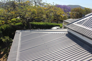 AllClear Gutter Guard NQ Pic 2 - Steel Mesh On Corrugated Metal Roof