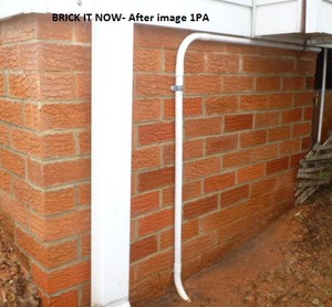 BRICK IT NOW Pic 4 - after photo replaced salt affected bricks with new red texture bricks