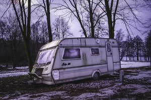 Nomad Caravan Covers Pic 4 - Unprotected Caravan