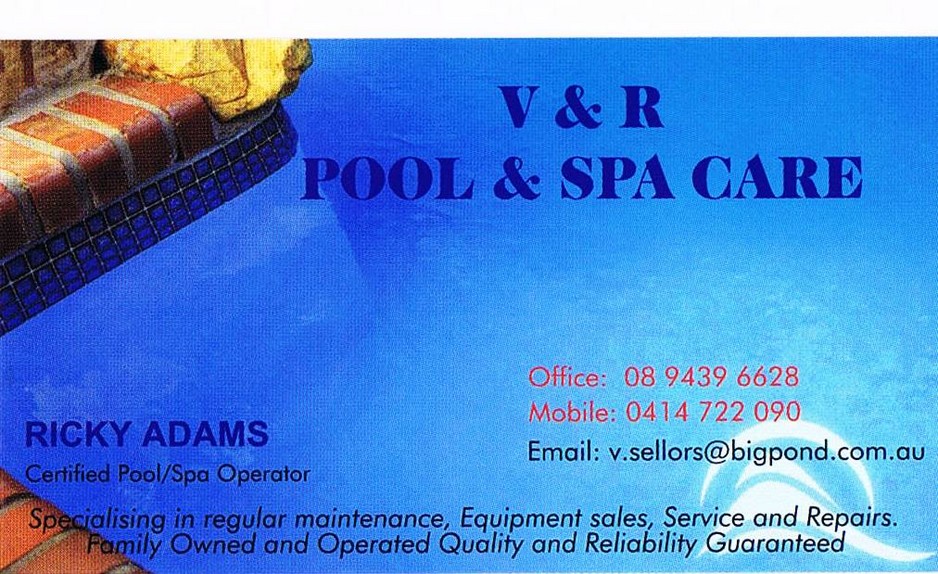 V & R POOL & SPA CARE Pic 1