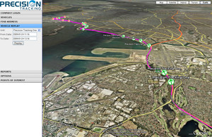 Delivery Command Pic 3 - view replays to see where your vehicles have been