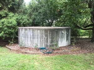 Holmes Water Tanks Pic 3 - Repaired leaking tank Toowoomba