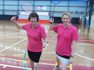 Midweek Daytime Badminton Club Inc Pic 5 - A family game mother daughter champions