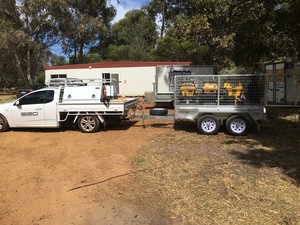 South West Gensets Pic 5 - Distribution Boards ready to set up at Dunsborough RodeoFest 2017