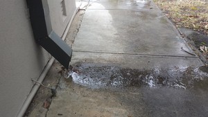 Inspex Building Inspections Pic 2 - Poor drainage