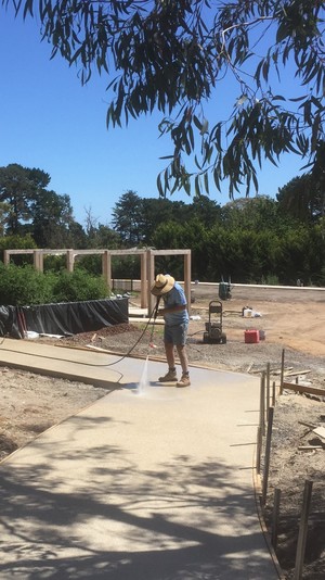 All In Concreting Group Pic 3 - Exposed aggregate path