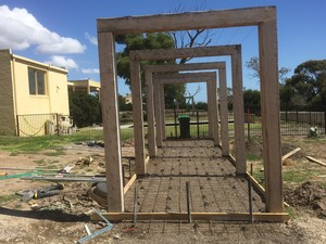 All In Concreting Group Pic 2 - Garden feature path