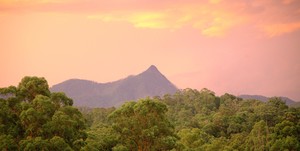 Sri Avinash Do Mission Inc Pic 2 - Wollumbin which means Cloud Catcher Mt Warning a sacred Aboriginal site and mountain as viewed from the Sri Avinash Do Mission