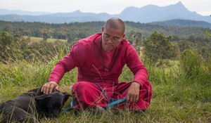 Sri Avinash Do Mission Inc Pic 3 - Sri Avinash with one of the Missions kelpie dogs Bhakti