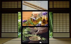 Earth & Sky Shiatsu Massage Pic 5 - Listen to the japanese flute shakuhachi smell relaxing essential oils and drink herbal tea