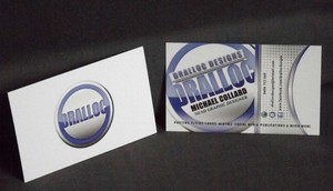 DRALLOC Designs Pic 3 - Cards designed by Dralloc Designs Head Graphic Designer Michael Printed by Vistaprint