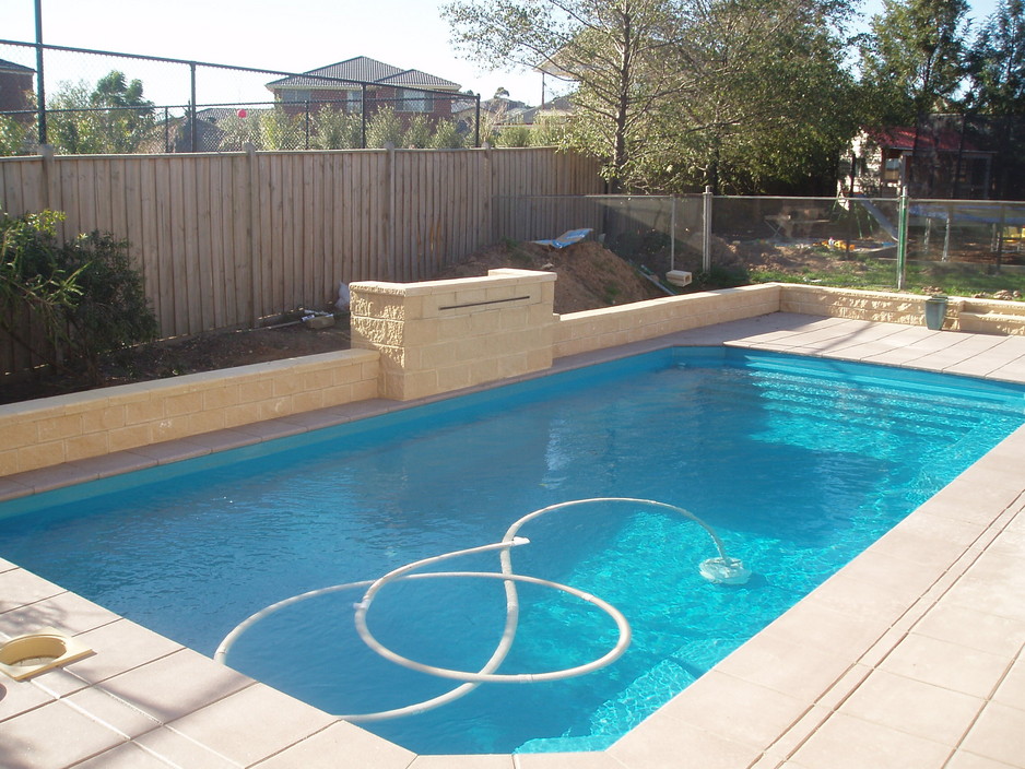 Above and Beyond Landscapes Pic 1 - water feature paving wall