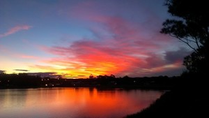 Edgewater Motel Pic 2 - Sunsets on beautiful Burrill Lake