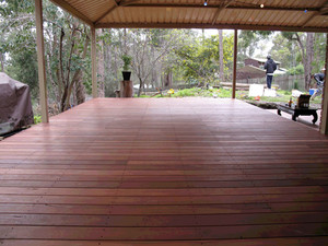 Abode Carpentry Pic 2 - 140x22 Classic Plank decking supplied by Mortlock Timber