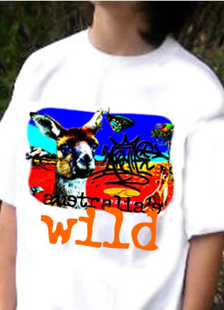 Wild Cockatoo T-Shirts Pic 1 - one of a series of aussie animals wc20092