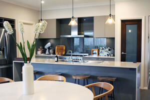 Megawatt Electrical Pic 2 - Pitt Town Residence Pendant Installation by Chia Studio