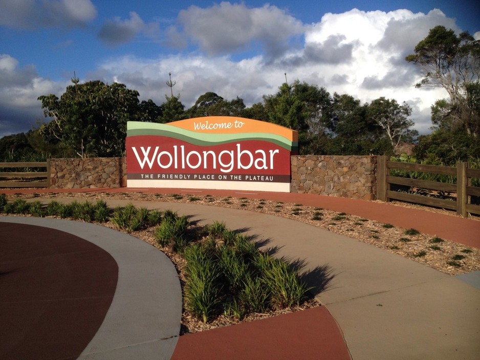 Joel Towner Pic 1 - Entrance feature made of bush rock at Wollongbar and Alstonville