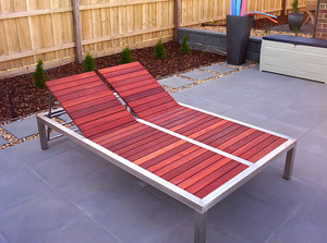 Decor Exotica Pic 2 - Double and single Sun Beds Kwilla or Merbau timber