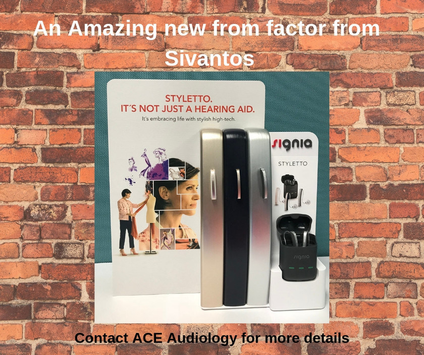 ACE Audiology and Hearing Pic 1 - The Amazing Styletto from Sivantos Truly Amazing cosmetic and rechargeable hearing aids