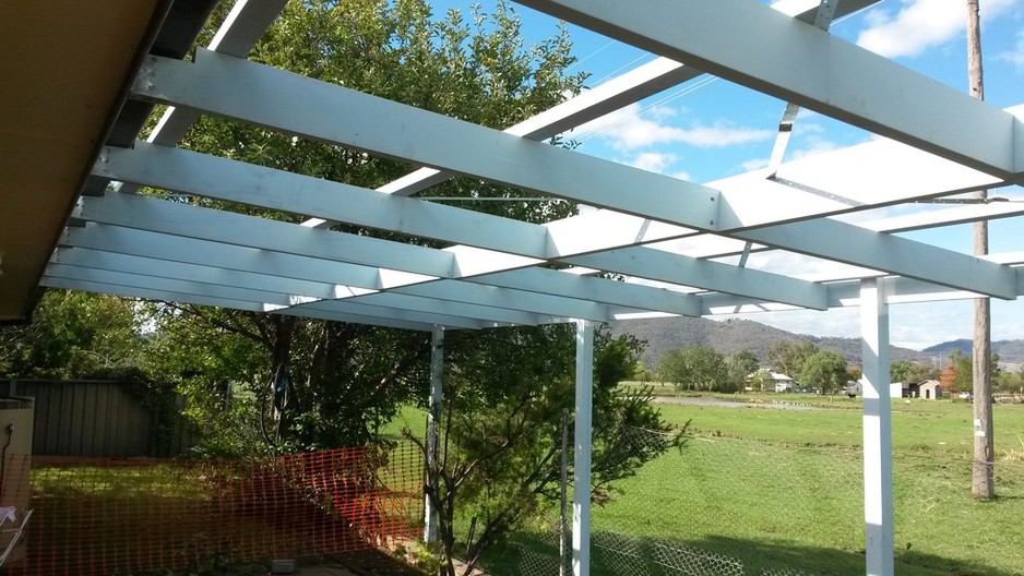 James Woodhouse Pic 1 - Ripped down old pergola and replaced with new