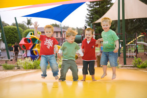 Ocean Beach NRMA Holiday Park Pic 2 - Jumping pillow for the kids