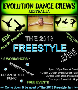 Evolution Dance-Crews Australia (EDA) Pic 4 - Come down check out EDAs 2013 Freestyle Jam