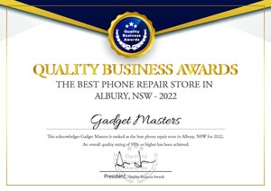 Gadget Masters Pic 4 - Quality Business Award