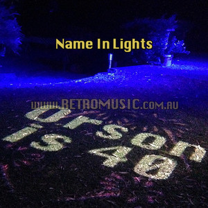 Retro Music Pic 3 - Customise your celebration by adding Your Name In Lights to your lighting package