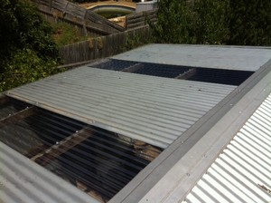 Creations By Claudio Pic 4 - Hail damaged roof repaired