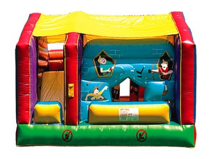 Jump First Pic 2 - funhouse slide combo jumping castle