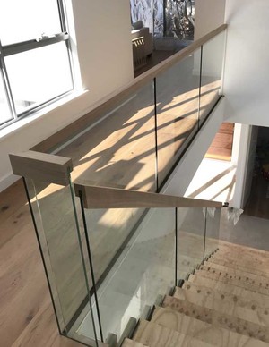 WA Special Projects Pic 3 - Glass Balustrade for Staircase