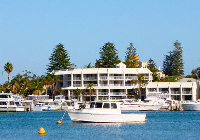 Pier 21 Apartment Hotel Fremantle Pic 1 - Marina view of Pier21 Apartment Hotel