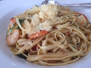 Mallard Duck Cafe Pic 2 - Prawn Linguine at the Mallard Duck