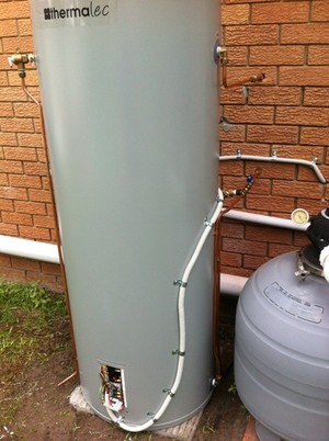 Jackman's Electrical Pic 3 - new hot water installation by Jackmans Electrical