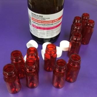 Ethical Pharmacy Supplies Pic 1 - 30ml and 50ml Methadone Takeaway Bottles with Child Resistant Lids