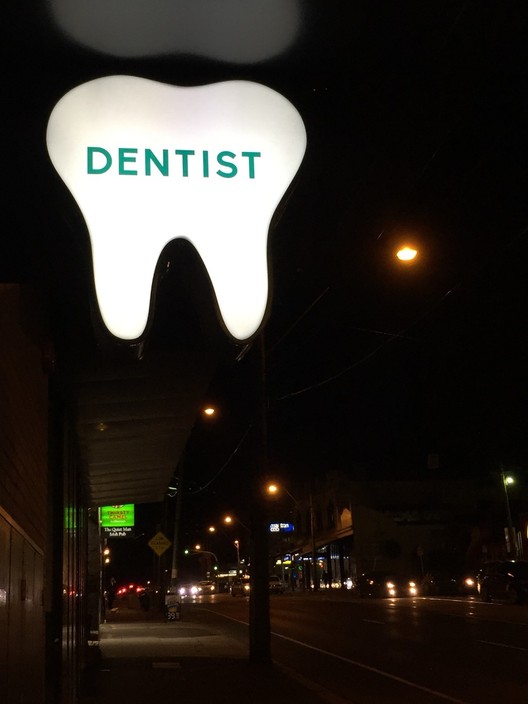 Tooth Heaven Pic 1 - Look out for our glowing tooth